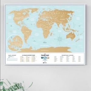 Scratch off travel map